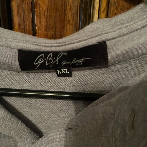 Men’s grey a.b.s Allen Schwartz xxl polo shirt - Picture 2 of 3